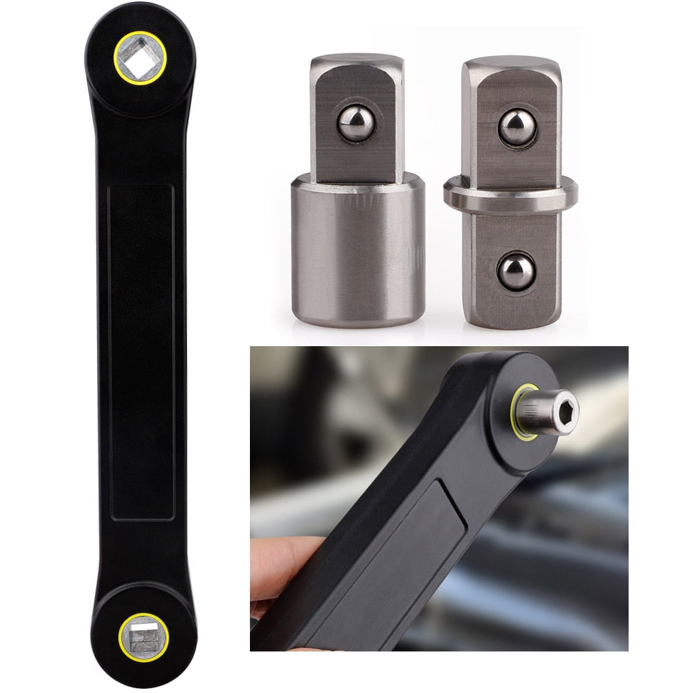Universal Extension Wrench Automotive Ratchet Wrench Adapter DIY 3/8" Universal Extension Wrench for Vehicle Replacement Parts